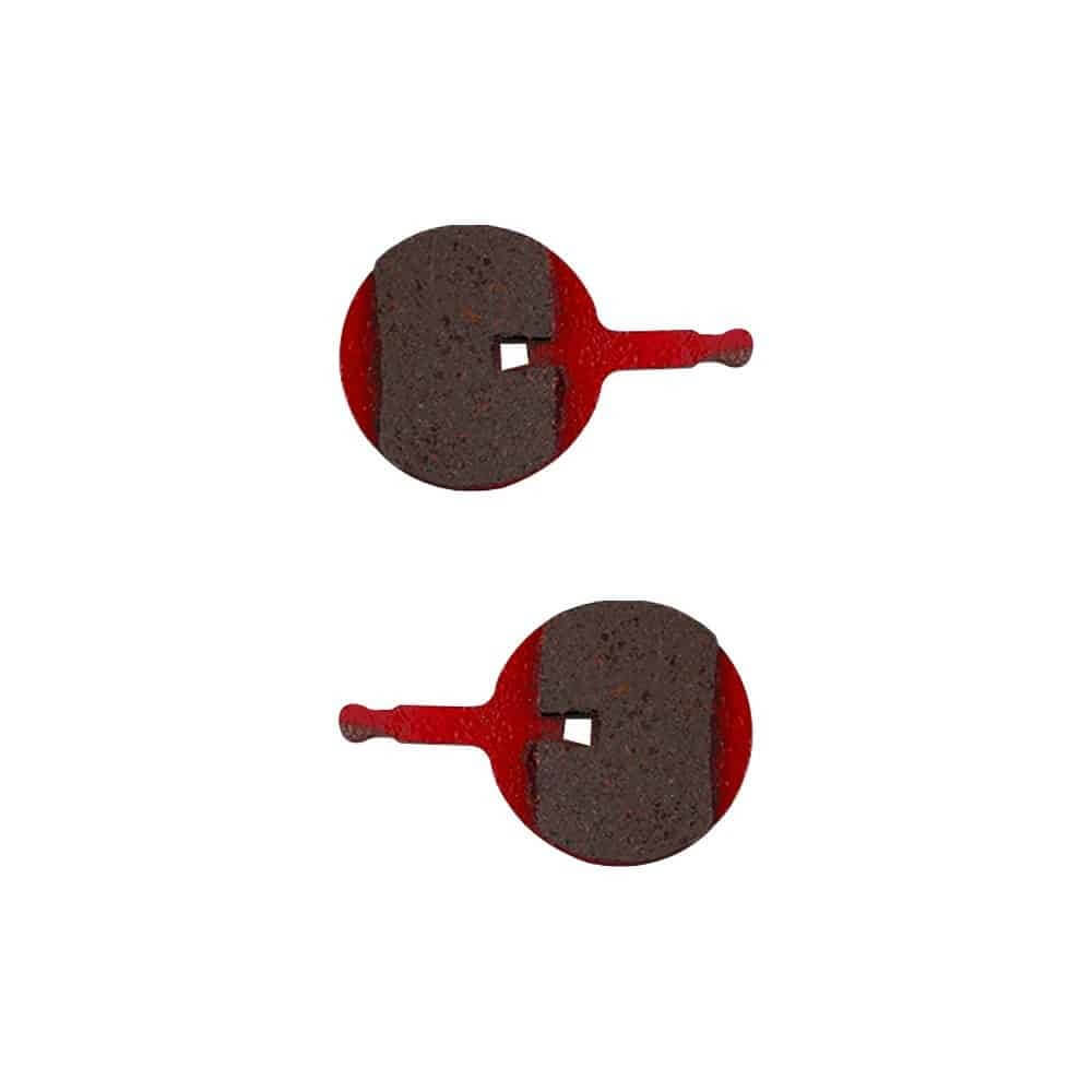 Plaquettes de frein trottinette électrique à ressort central 23,8 mm (rouge)